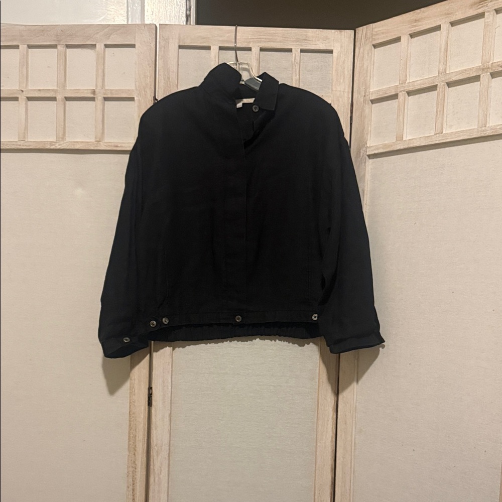 Perry Ellis Women's Dark Bomber Jacket